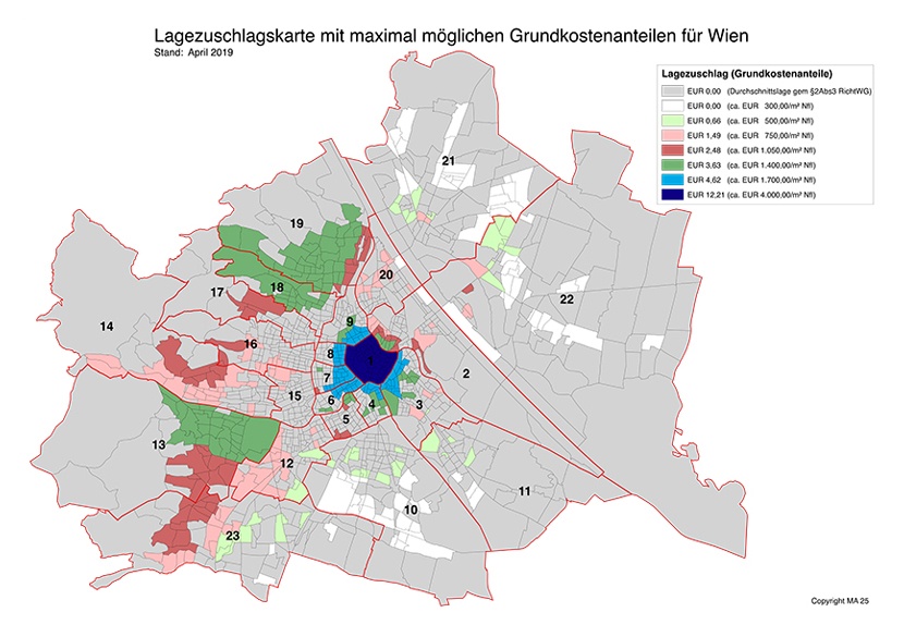 lagezuschlagskarte wien 2019